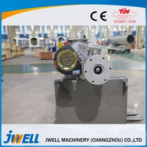 PE WPC Plastic Extrusion Machine Simple Operation Heating Head Cut