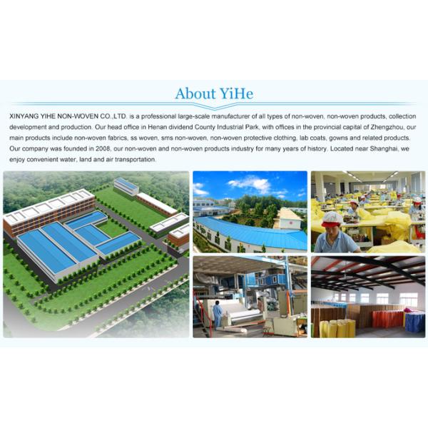 Anti Tear 35gsm Spunbond Non Woven fabric Isolation Gown Fabric Roll