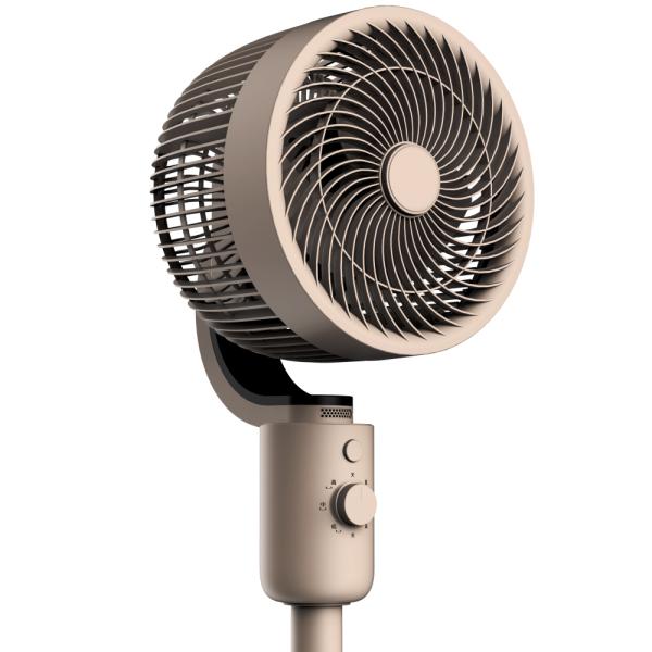 Voice AI Control Electric Stand Fan for Air Cooling and Air Circulation in Bathrooms