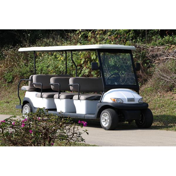 Buy White 8+3 Seat Tourist Electric Sightseeing Shuttle Bus CE Approved at wholesale prices