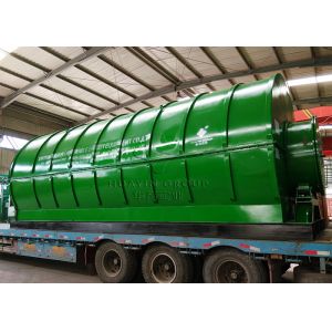 Polythene Waste Plastic Pyrolysis Plant For Rubber And Tires