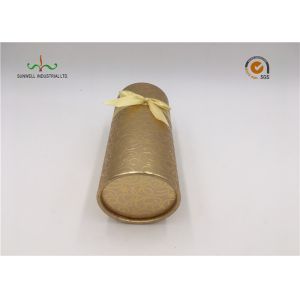 Recycled Cylindrical Cardboard Tubes / Brown Kraft Paper Tube Packaging