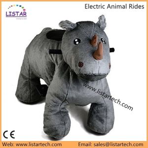 Quality Adult Mall Walking Electric Animal Rides, Kids Motorized Plush Riding Animals for Sale for sale