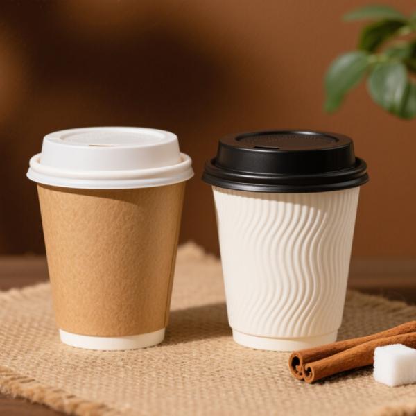 Wholesale custom logo eco-friendly biodegradable 8oz 16oz 20oz disposable coffee paper cup