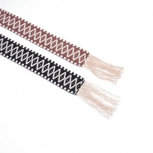 4cm Thick Pattern Cotton Custom Jacquard Webbing