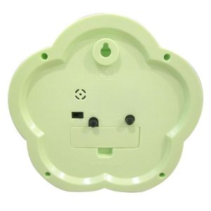 Flower Design Plum Blossom Shaped Alarm Clock Candy Color Clock