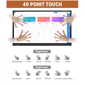 55 Inch 50 Points Touch Whiteboard Screen Smart Interactive Intelligent