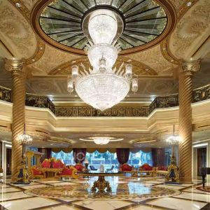 Customized Large Hotel Project French Golden Empire Crystal Chandelier