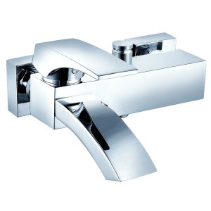 Modern Wall Mounted Shower Mixer Faucet with Brass Material T8691