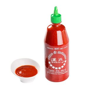 China Red 793G Japanese Seasoning Sauce Restaurants Sriracha Chili Sauce on sale