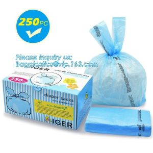 China Baby nappy bag with scented diaper sacks, Diapers bag for newborn,disposable diaper sacks, 3 mil packaging biodegradable on sale