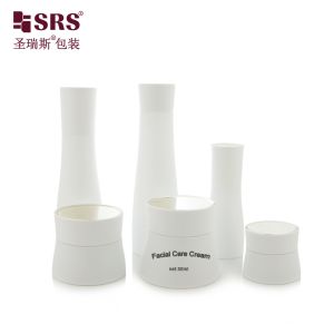 GL023 30ml 100ml 120ml Unique Shape Waist Painted Frosted Matte Finished Bottle