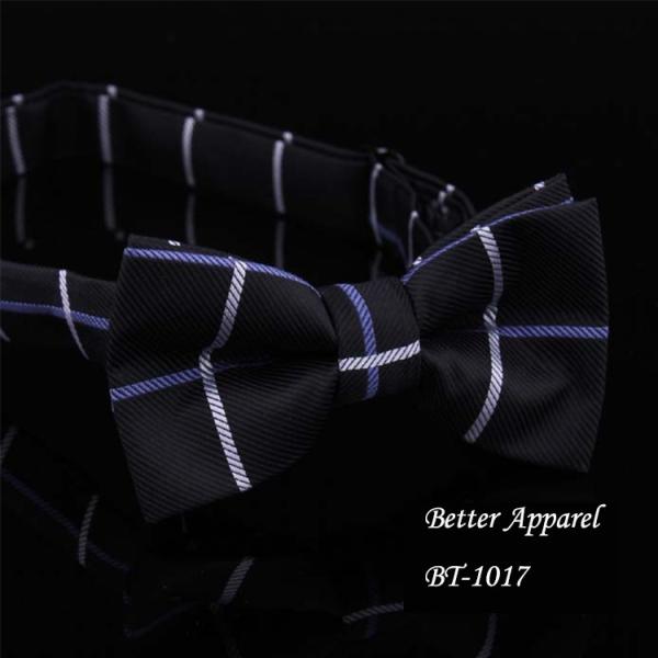 Buy Custom new style jacquard polyester bow tie at wholesale prices