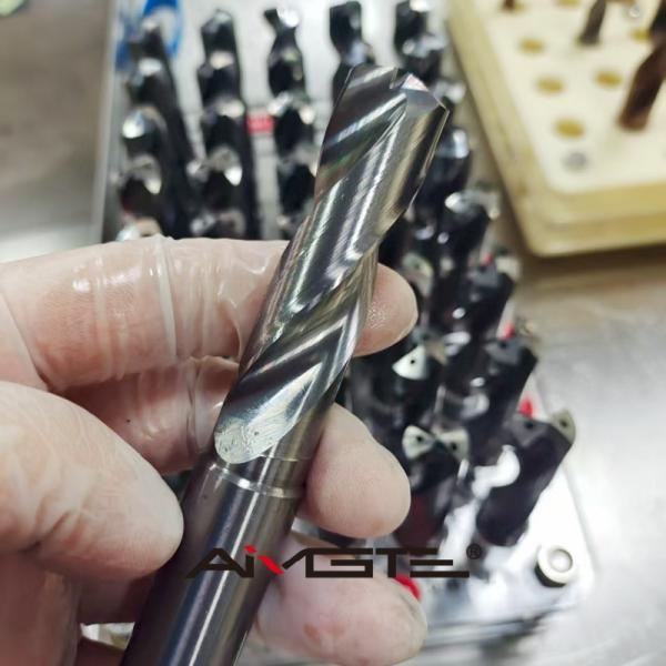 Buy Solid Carbide Internal Coolant Drill Enhanced Chip Evacuation at wholesale prices