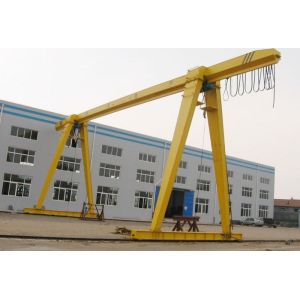 Moving Trolley Single Girder Gantry Crane 5 Ton Electric Hoist