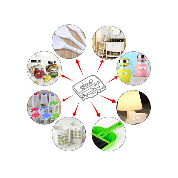 Custom XR - 9GN Black On Green CASIO EZ Label Tape Cartridge 6mm For Restaurant