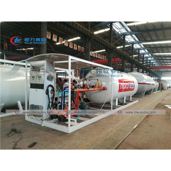 10 Ton 20cbm LPG Skid Station With Filling Dispenser