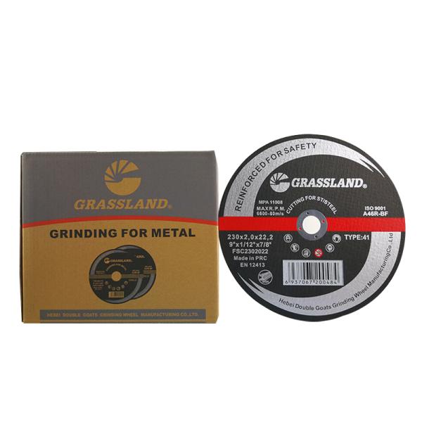 Grassland 230mm 9"X1.9mm INOX Stainless Steel Cutting Discs