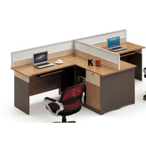 China modern 2 persons office desktop partition workstation furniture on sale
