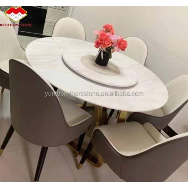 Natural Stone Cut-To-Size Foshan Greek Jazz White Marble Slab with Polished Finish