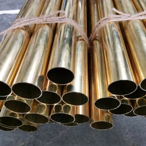ASTM C11000 Metric Brass Tubing 5.8m 6m Customized Thick Wall Copper Pipe