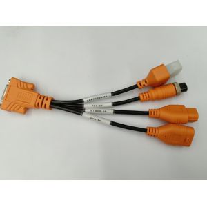 3-in-1 Motorcycle OBD2 Cable Adapter for PGO 6Pin HARTFORD 6Pin KYMCO 3Pin SYM