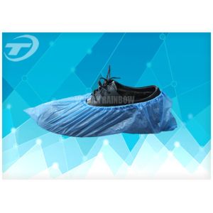 Blue Pp Disposable Surgical Shoe Covers / Sterile Shoe Covers