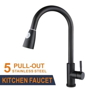 Two Functions Mixer Stretch 80cm Extendable Kitchen sink Faucet