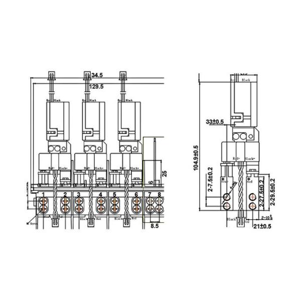 120A 12V Impulse 3-In-1 Relay Assembly Global Relay For 3P Power Meter 0