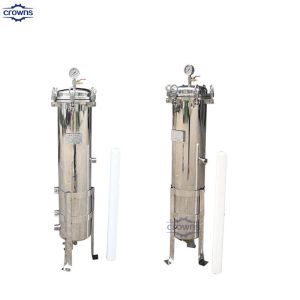Stainless Steel Sanitary Micro Cartridge Filter Housing Chemical Pharmaceautic