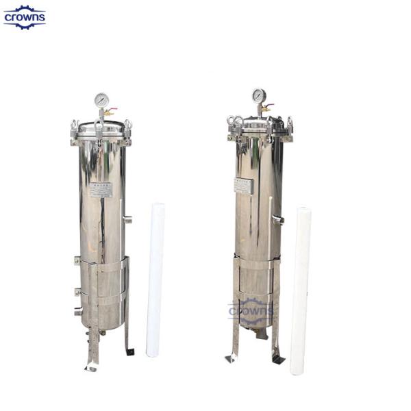 Stainless Steel Sanitary Micro Cartridge Filter Housing Chemical Pharmaceautic
