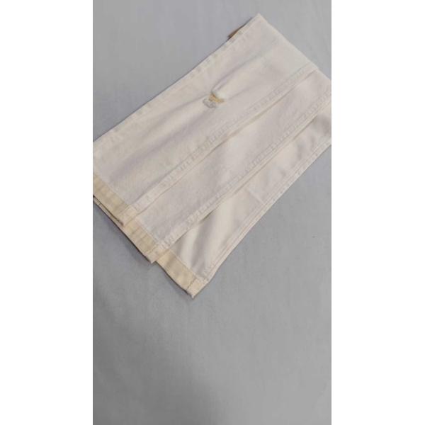 Buy Siro medium elastic 9.5oz White/Wheat with full width 178-180 cm construction  8.5+10×8/55/75 Denim fabric  JSD3410-3 at wholesale prices