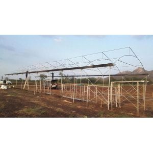 Single Span Greenhouse 8-12m Wide with 90mph Wind Resistance