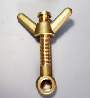 Brass eye bolts, Custom CNC Brass Connector Products, made in China professional