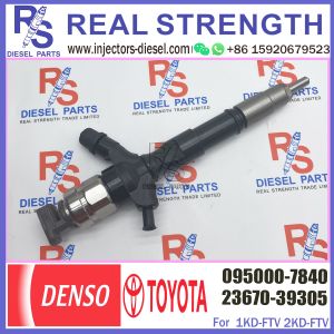 For TO-YOTA 1KD-FTV 23670-39305 095000-7840 Common Rail Fuel Injector 095000