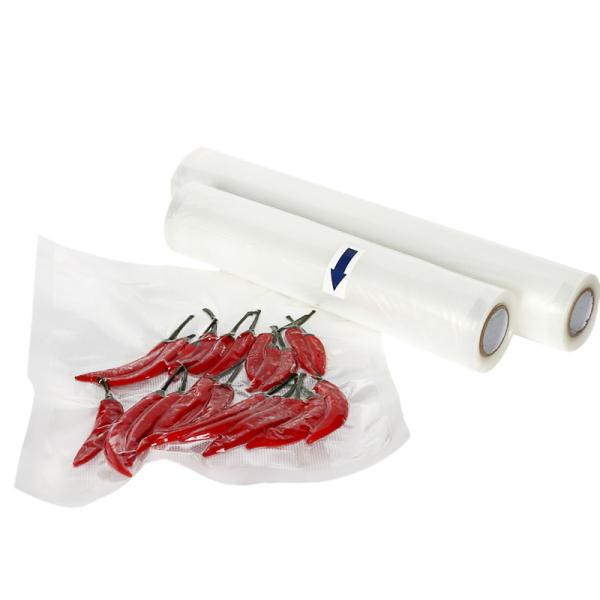 Buy Embossed PE PA Reusable Vscuum Seal Bags Vegetables Vacuum Pouches at wholesale prices