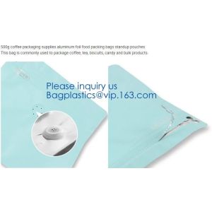 Biodegradable Moistureproof Kraft Aluminized Foil Flat Bottom Standup Square