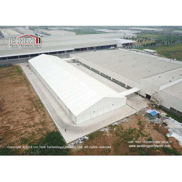 Buy 40m Width Aluminum Frame Industrial Storage Tents With Ventilation Windows at wholesale prices