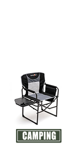 Sunnyfeel, Camping Chair, Oversized, Heavy Duty, Lightweight, Rocking Chair, Director Chair