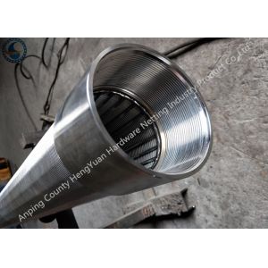 Continuous Slot Opening Johnson Wire Screen With Threaded Coupling Ends