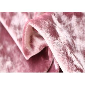China Sofa Crushed Upholstery Polyester Velvet Fabric Tear Resistant on sale