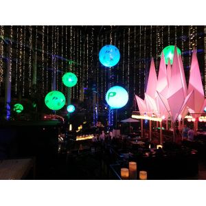 Dimmable Inflatable Moon Balloon Light 640W High Illumination Events Lighting