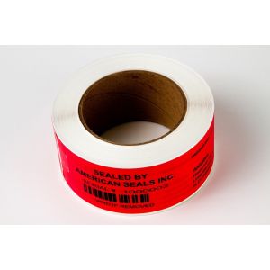 Serial Number Tamper Proof Security Labels Waterproof Face Material