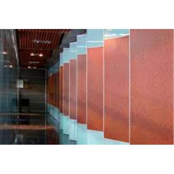 Top Hanging Multi Color Decorative Folding Partition Walls / Acoustic Movable Walls