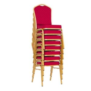 Buy cheap Fabric Red Banquet Chairs Wedding Stackable Banquet Chairs Wholesale from wholesalers