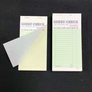 Quality Customized US Guest Check with Customizable Number Of Columns for sale