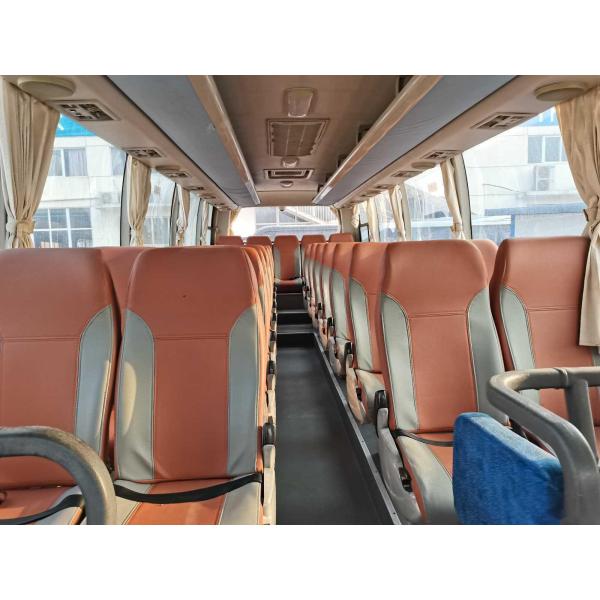 Used Tour Bus KLQ6856 37 Seats Left Steering Steel Chassis Euro III Used Higer Bus