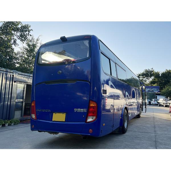 Blue Used Bus 51 Seats Euro 4 Emission Standard