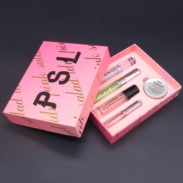 Buy Custom Luxury Cosmetic Packaging Box Lip Gloss Lipstick Packaging Box Private Label at wholesale prices