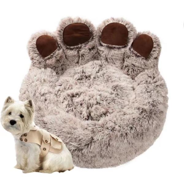 Buy Wholesale Factory Nigh Quality Comfortable Nest Plush Slippers Round Shape Soft Warm Small Pet Dog Cat Bed at wholesale prices